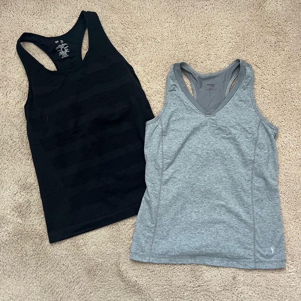 Danskin Black and Gray Athletic Top Bundle